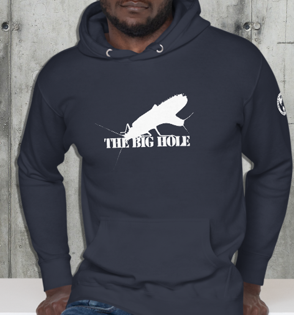 Big Hole River Salmonfly Hoodie - Warm Athletic Fit