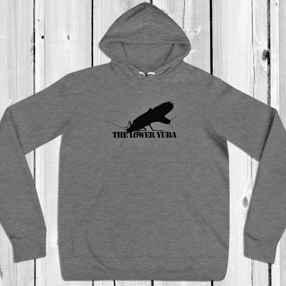 Lower Yuba River Skwala Stonefly Hoodie - Lightweight Relaxed Fit