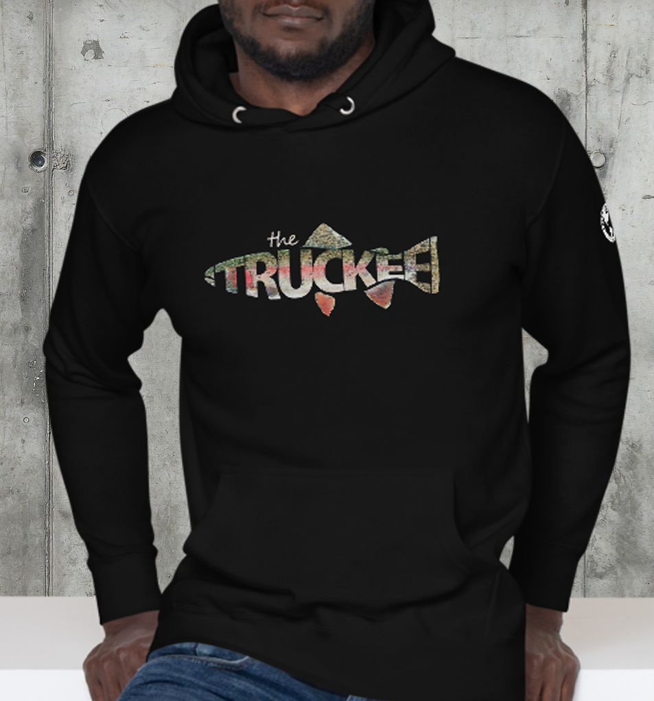Truckee River Rainbow Trout Hoodie - Warm Athletic Fit