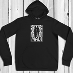 Maui Surfer Palm Fronds Hoodie - Lightweight Relaxed Fit