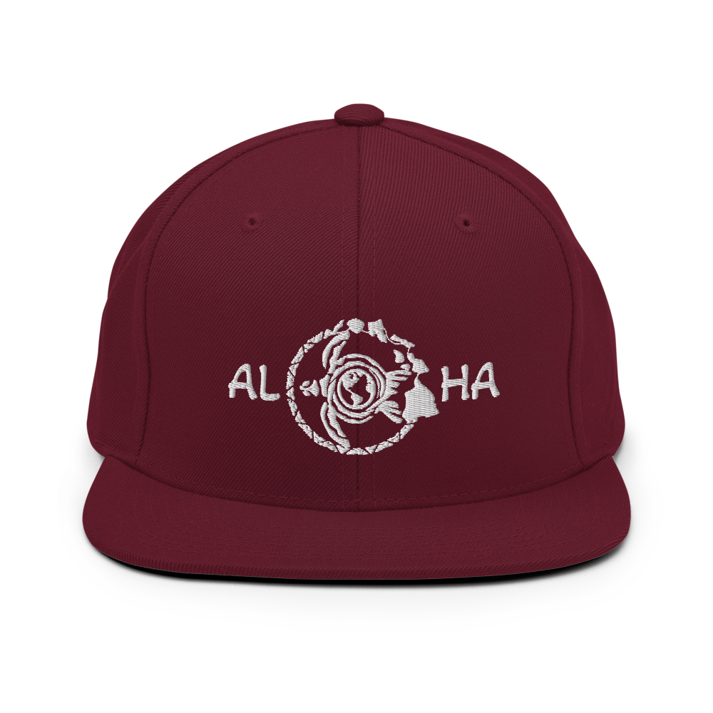 Hawaiian Islands Sea Turtle High-Profile Snapback Hat