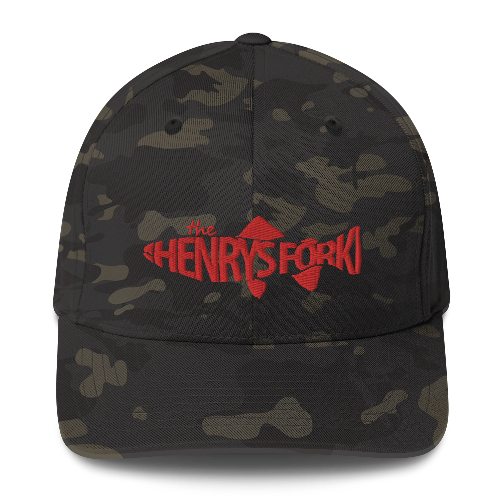 Henrys Fork Trout Structured Closed Back Flex-Fit Cap