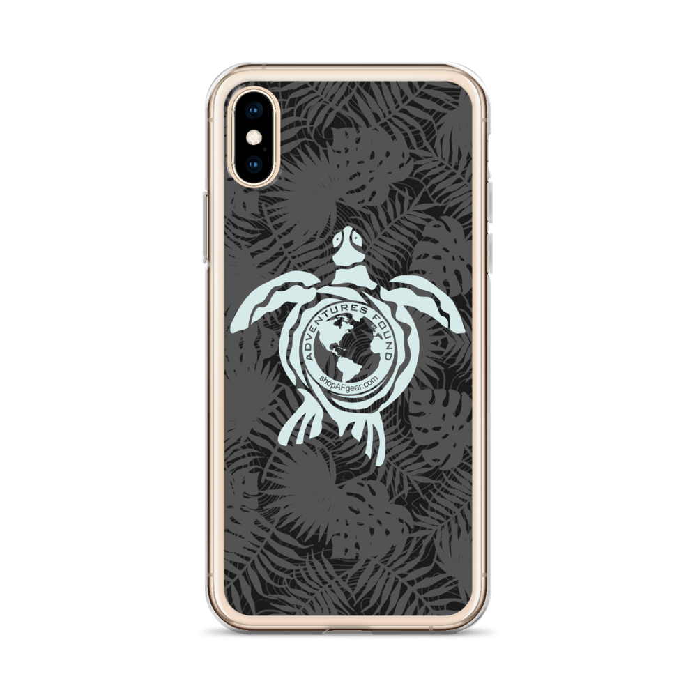 Sea Turtle Honu Logo Palm Fronds iPhone Case