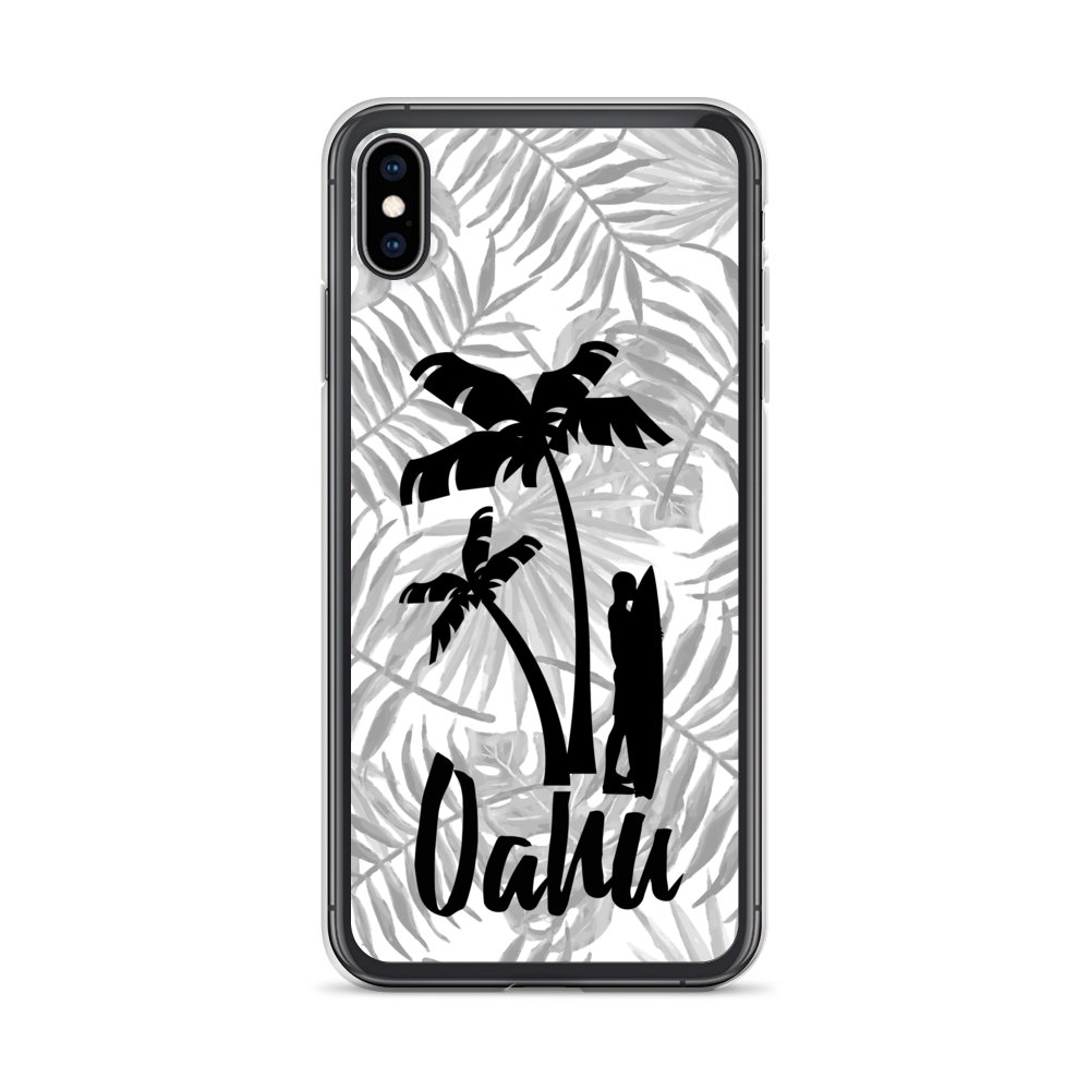 Oahu Palm Surfer iPhone Case