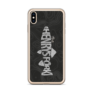 Henrys Fork Trout Topo iPhone Case