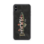 Truckee River Rainbow Trout Topo iPhone Case
