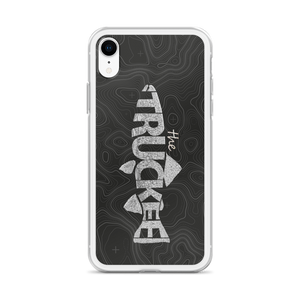 Truckee River Trout Topo iPhone Case