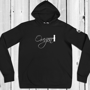 Oregon Wine Corkscrew Hoodie - Lightweight Relaxed Fit